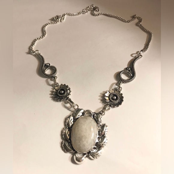 Moonstone 925 Sterling Silver Necklace
